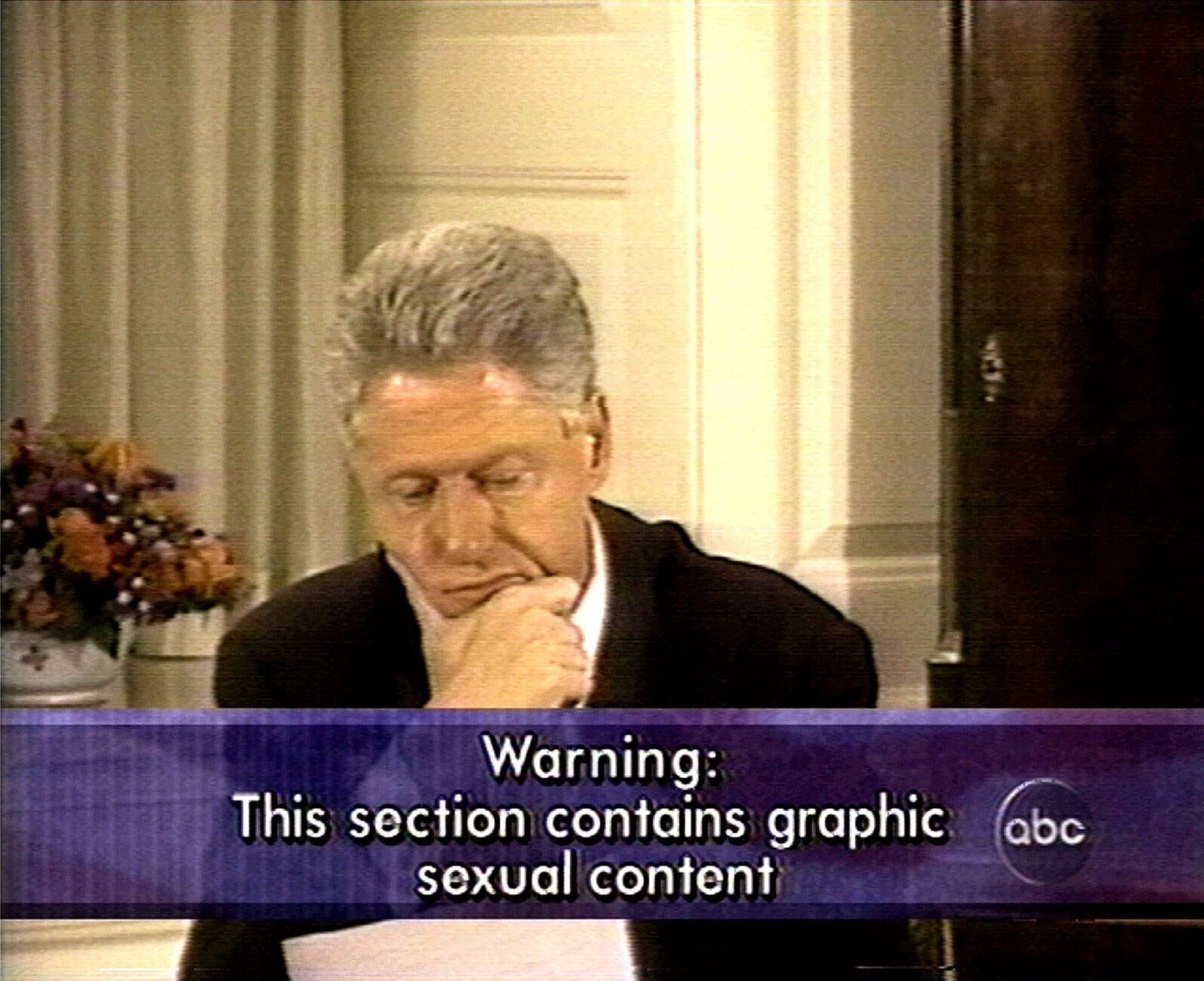 1998: Gives testimony to grand jury over Monica Lewinsky relationship